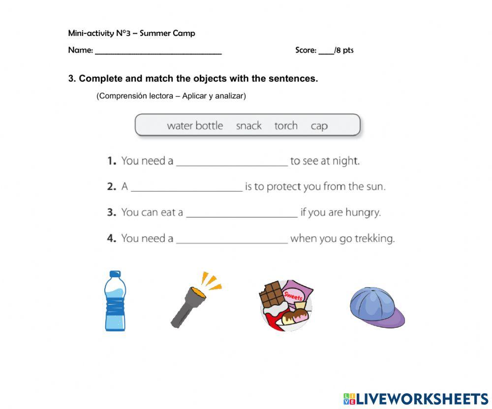 Mini-actividad N°3 - Summer Camp