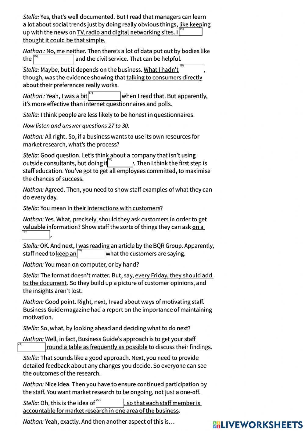 Tr2 test 6 p3 - advertising - gaps