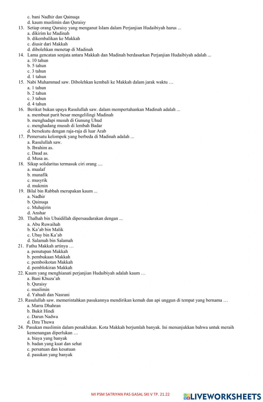 Mi psm satriyan ski 5 gasal