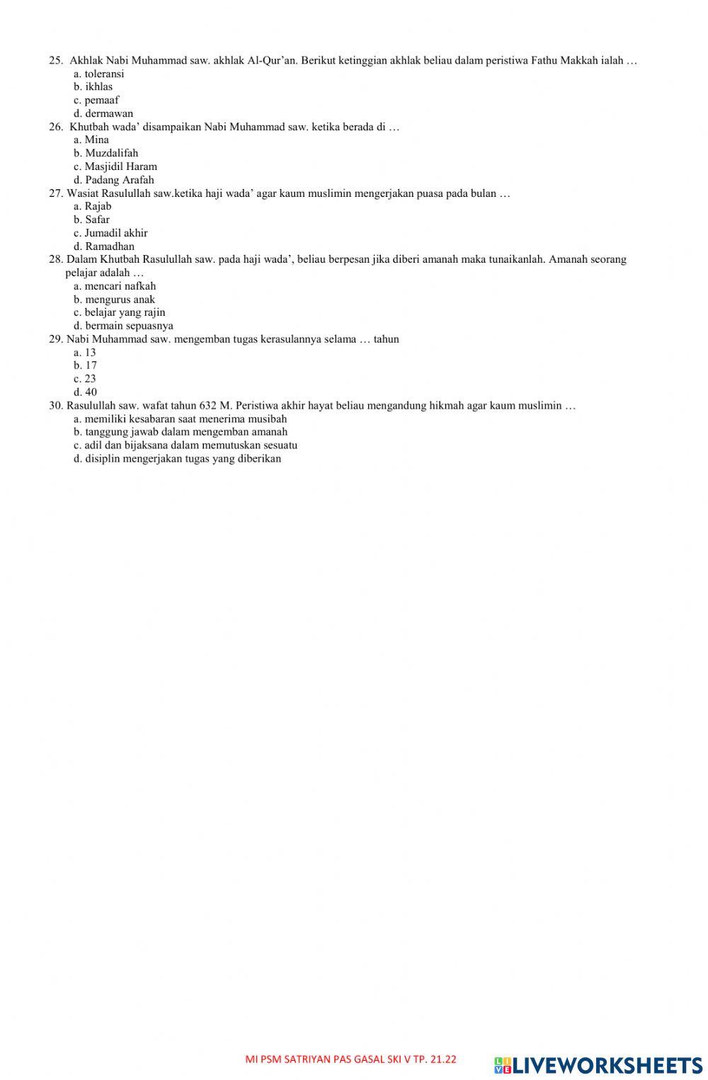 Mi psm satriyan ski 5 gasal