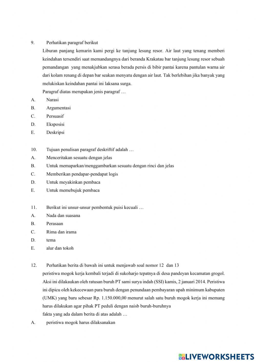 PAS BAHASA INDONESIA PC