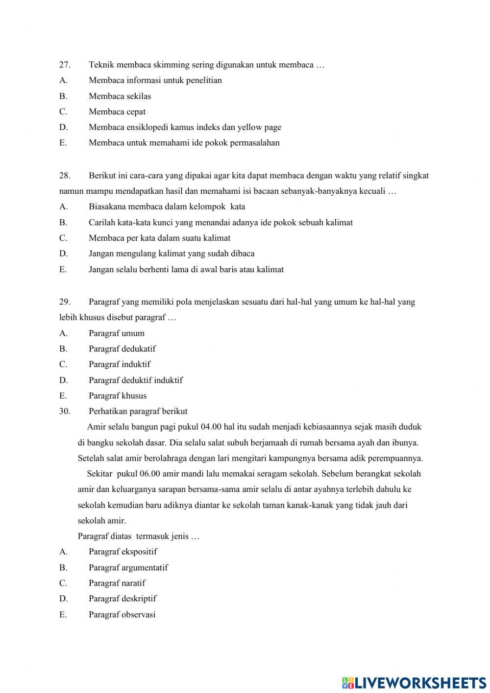 PAS BAHASA INDONESIA PC