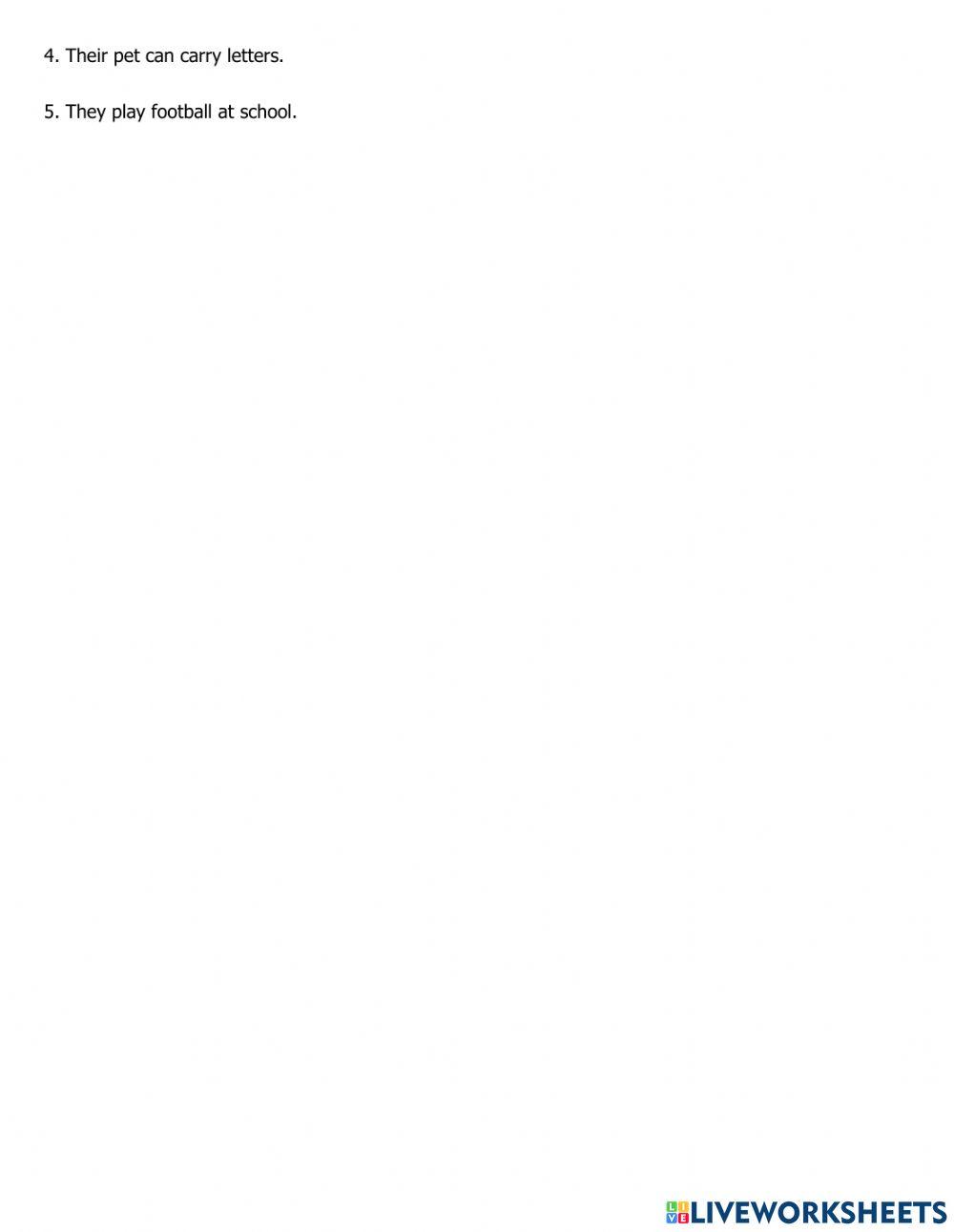 Grade 6 - mid term test