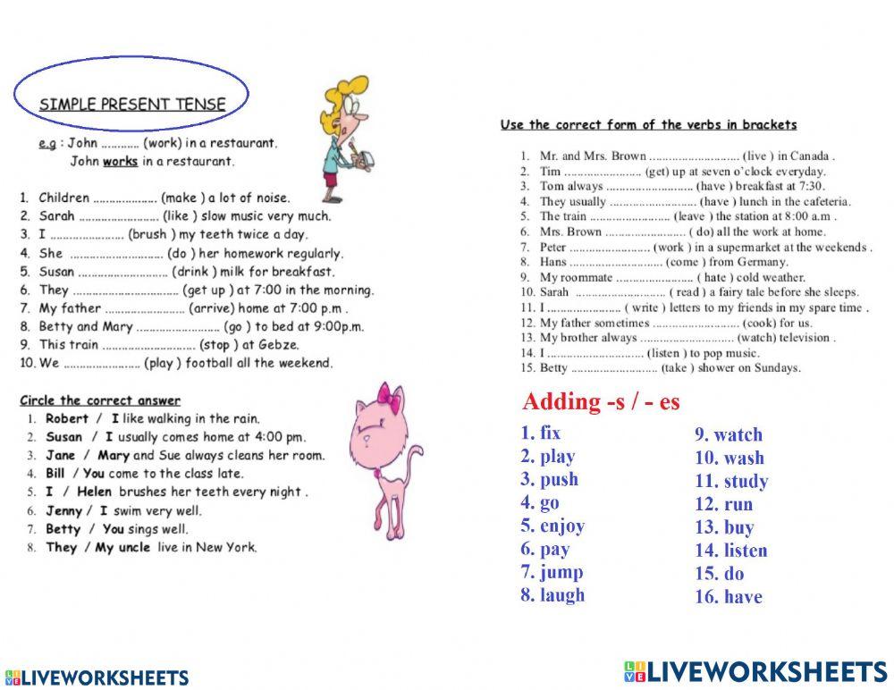 Present simple Tense