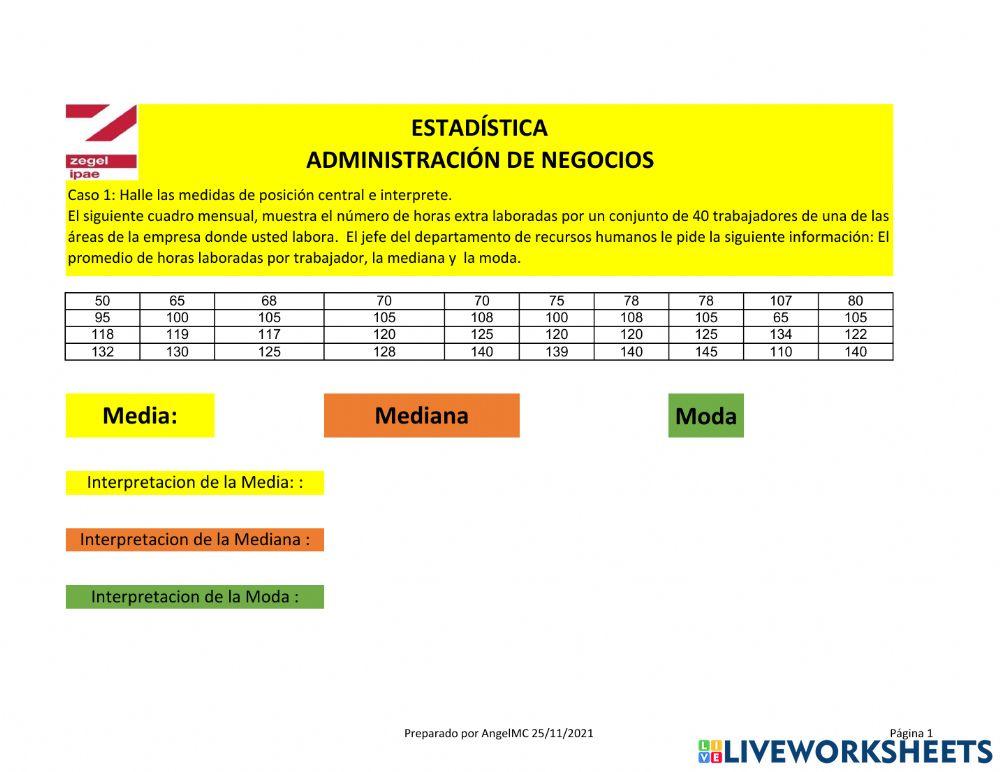 3 Media Mediana y Moda