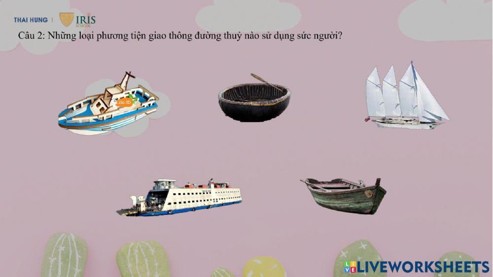 Bé khám phá phương tiện giao thông