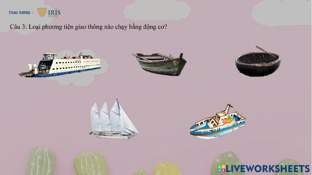 Bé khám phá phương tiện giao thông