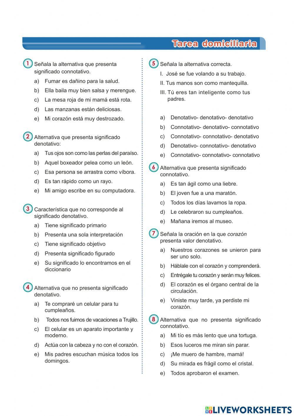 Denotación y Connotación