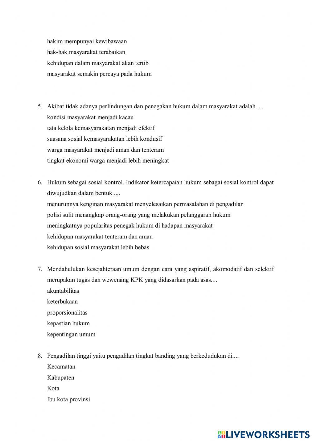 Pelindungan dan penegakan hukum dalam masyarakat