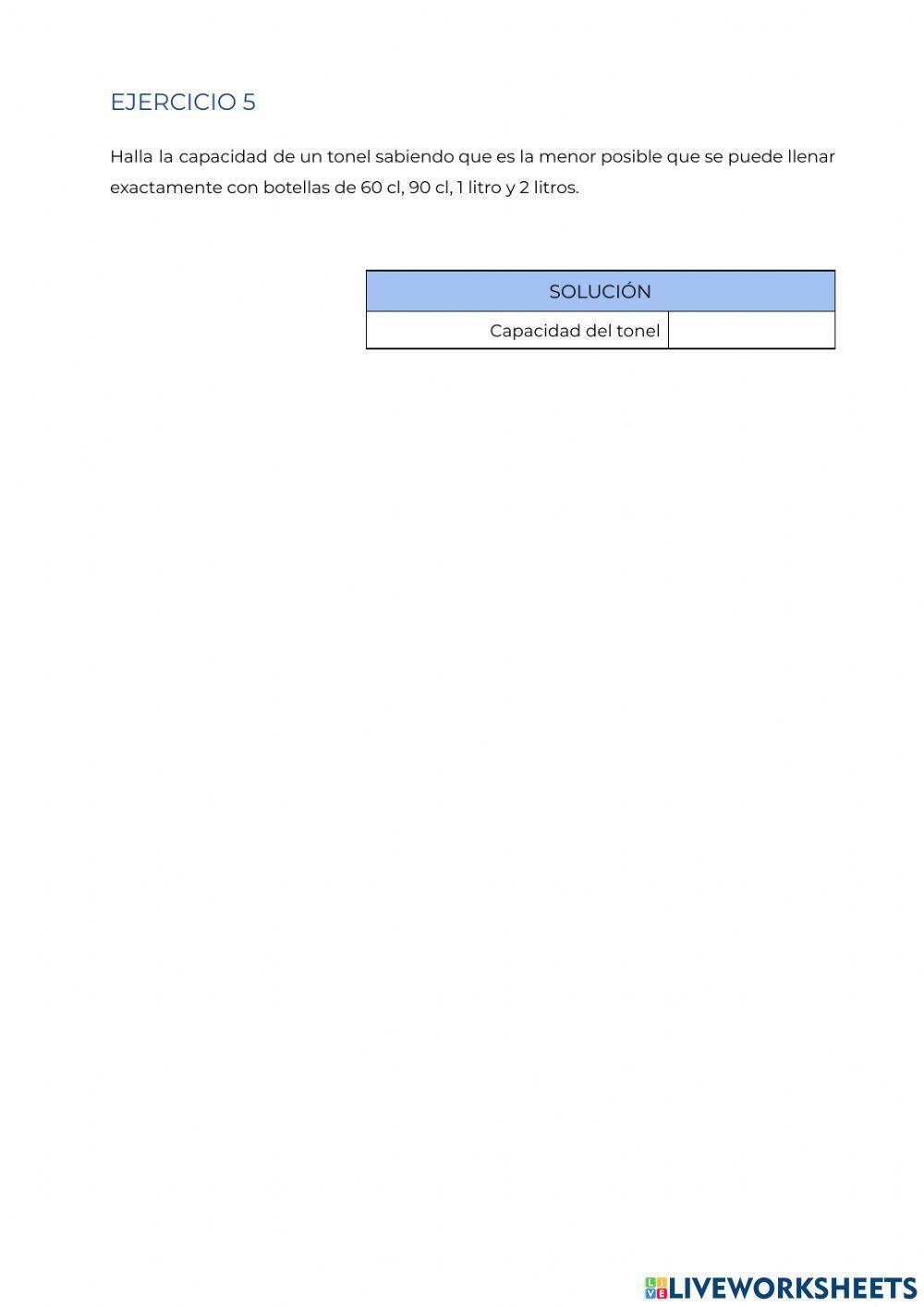 Problemas de M.C.D. y M.C.M.