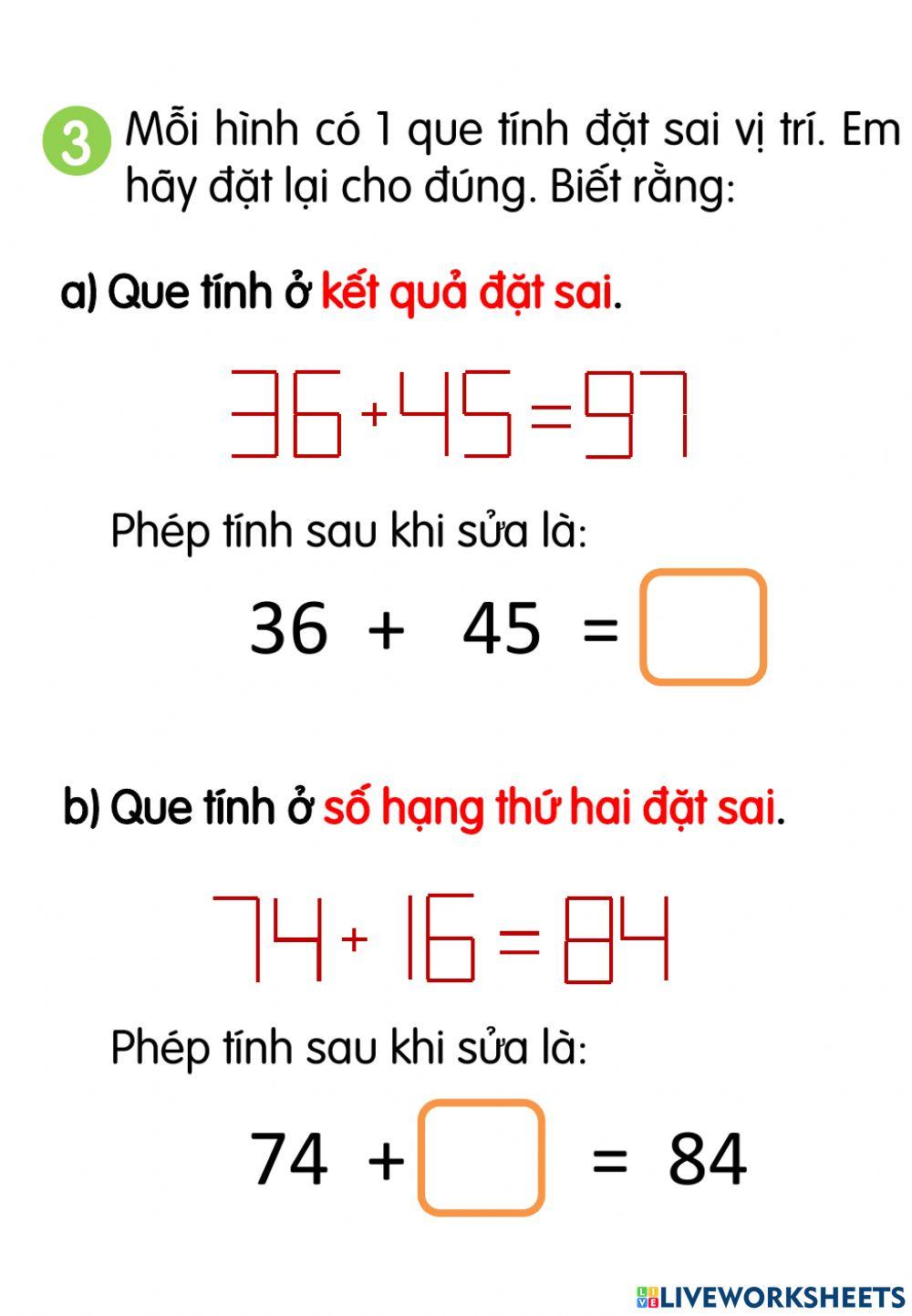 Phép cộng (có nhớ) số có 2CS với số có 2CS (t1)