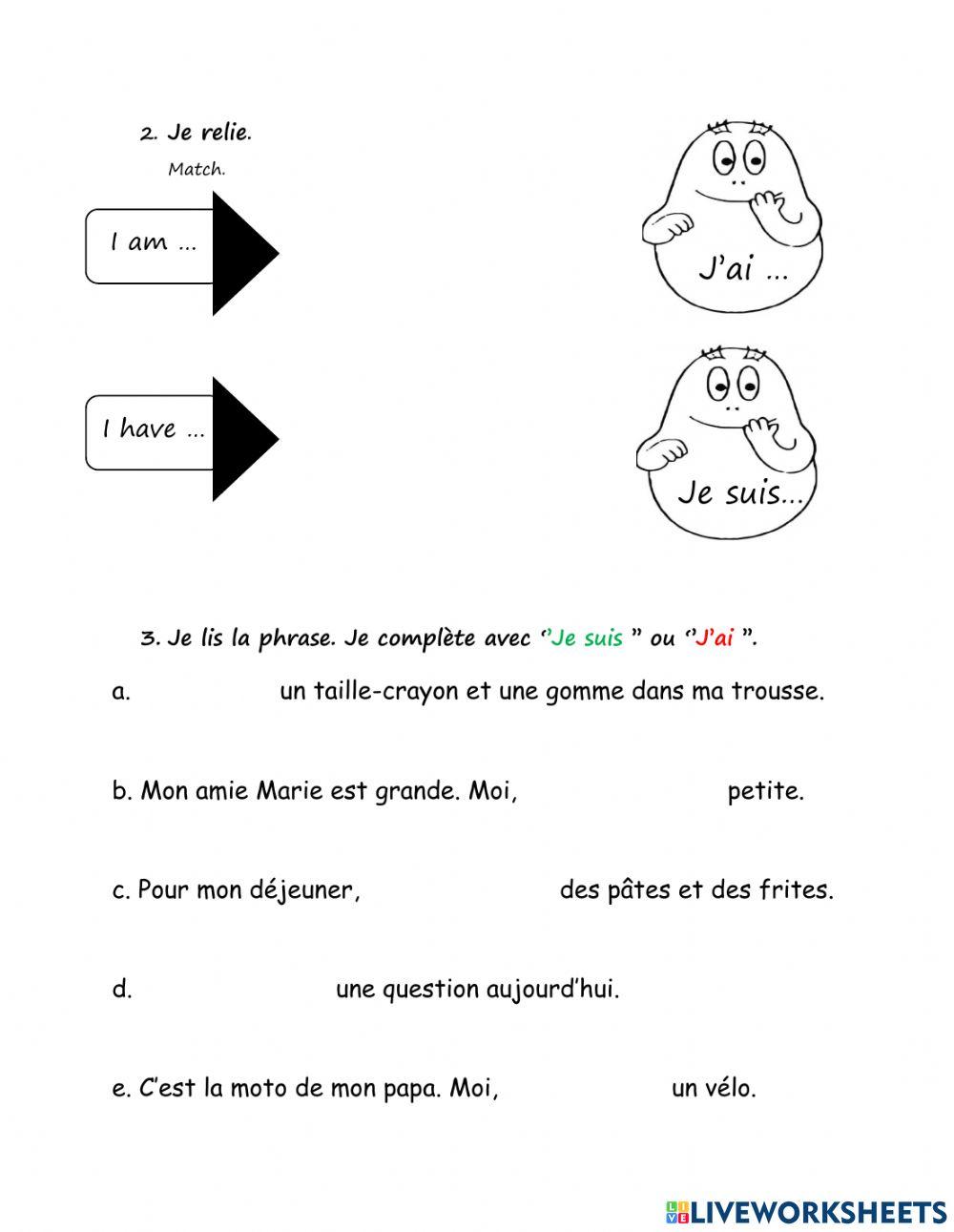 Qui es-tu? Qu'est-ce que tu as?