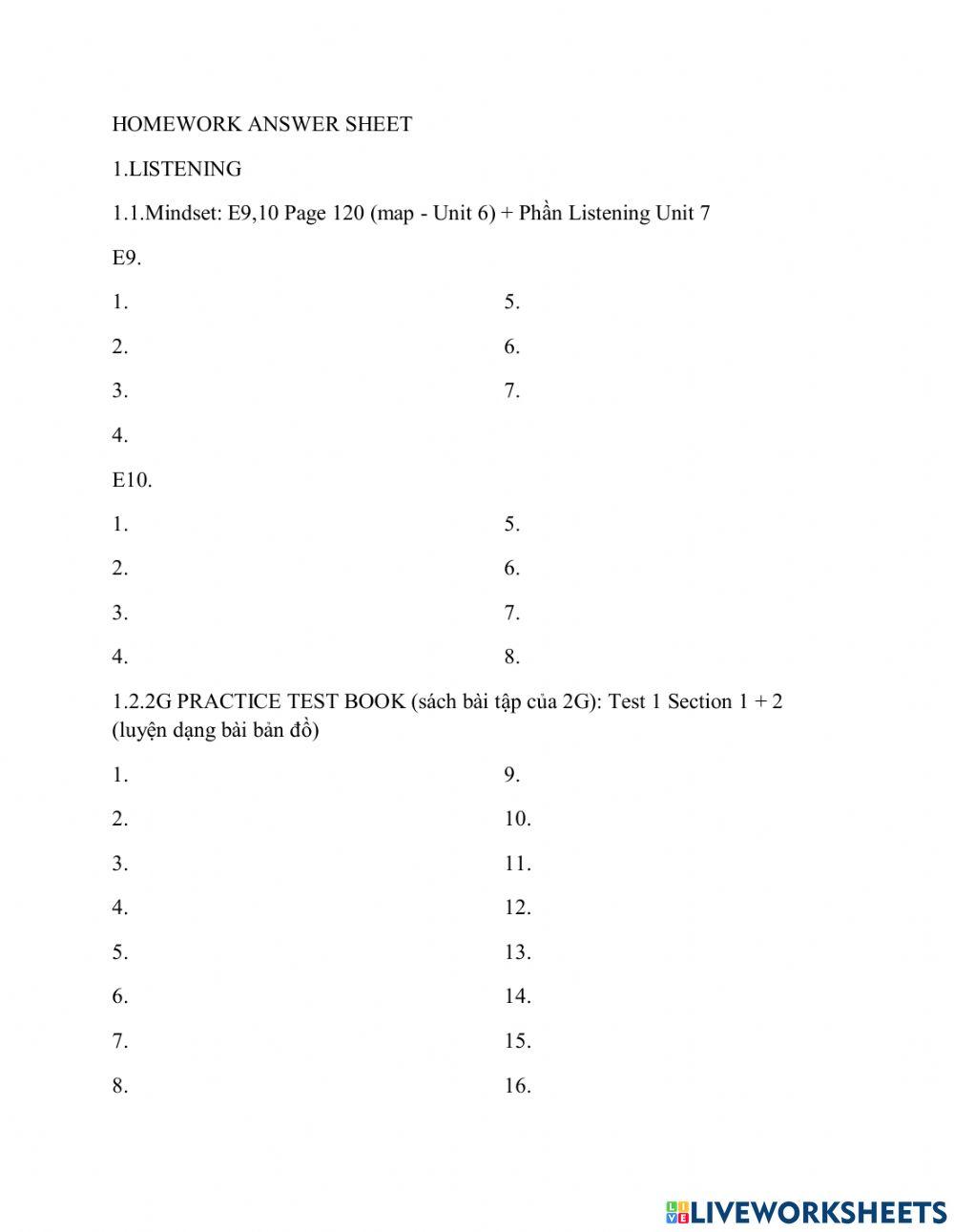 1684551 | Homework answer sheet Lesson 14 | Heidi33