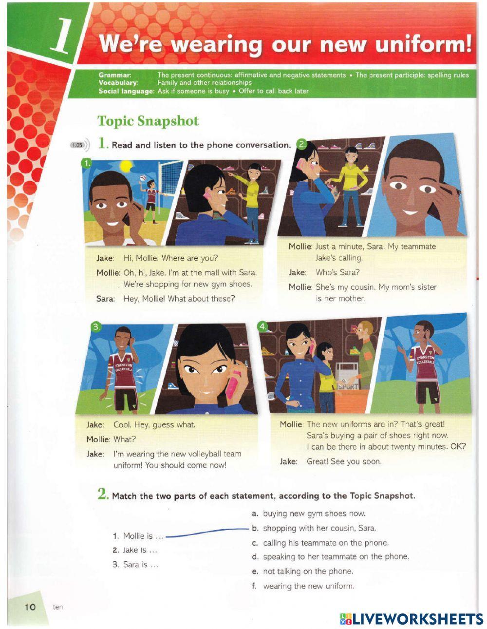 Teen2Teen 2- Unit 1.1