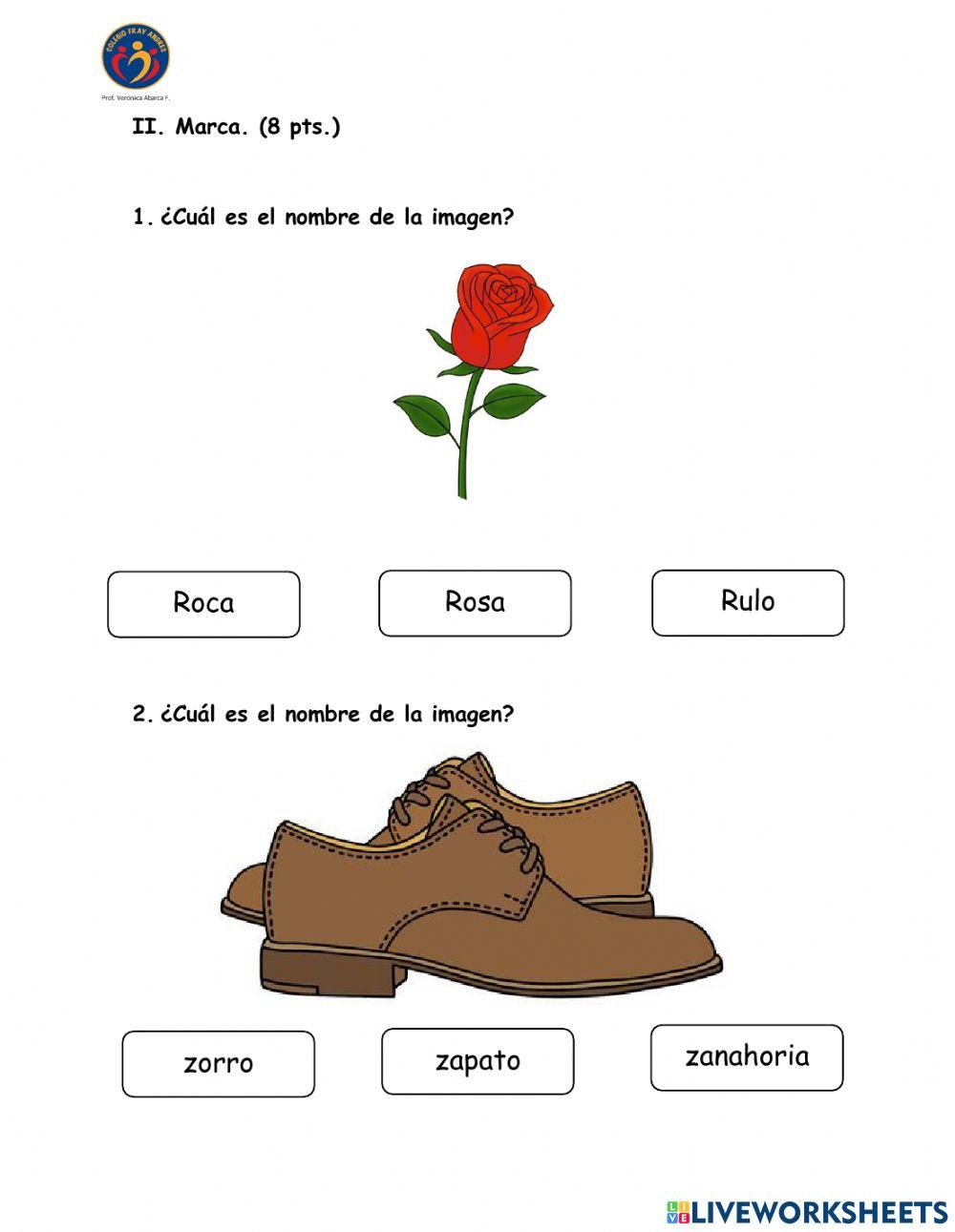 Evaluación de lenguaje 5