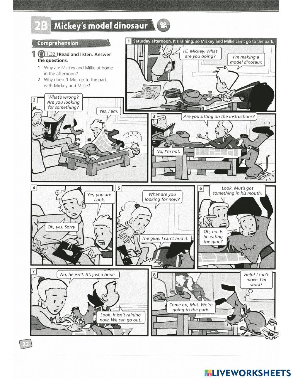 Mickey's Model Dinosaur