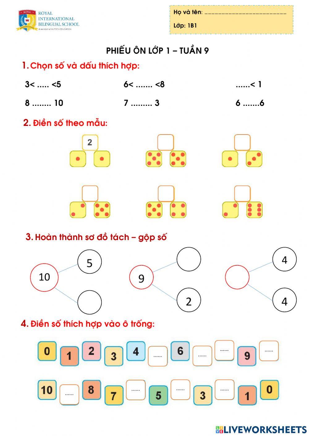Bài tập cuối tuần 10