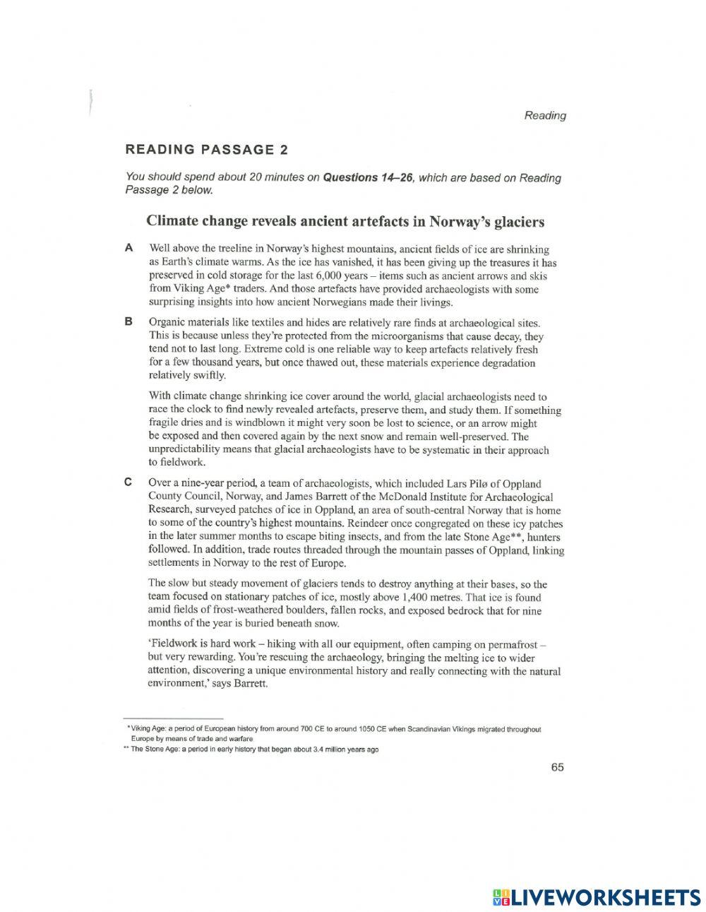 Climate change reveals ancient artifacts in Norway's glaciers