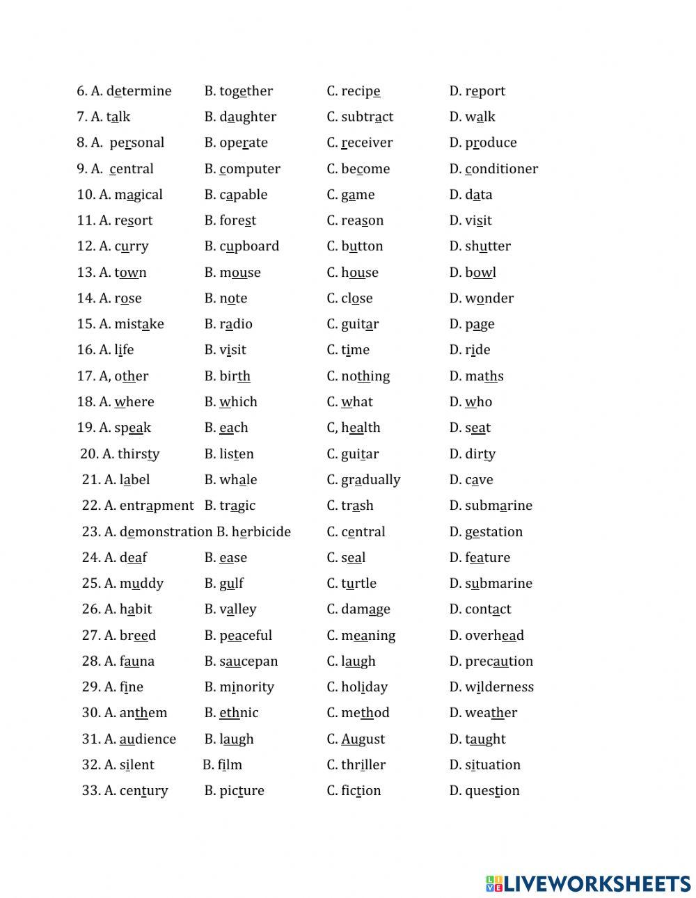 GR9.Revision (1st term). Part 1.