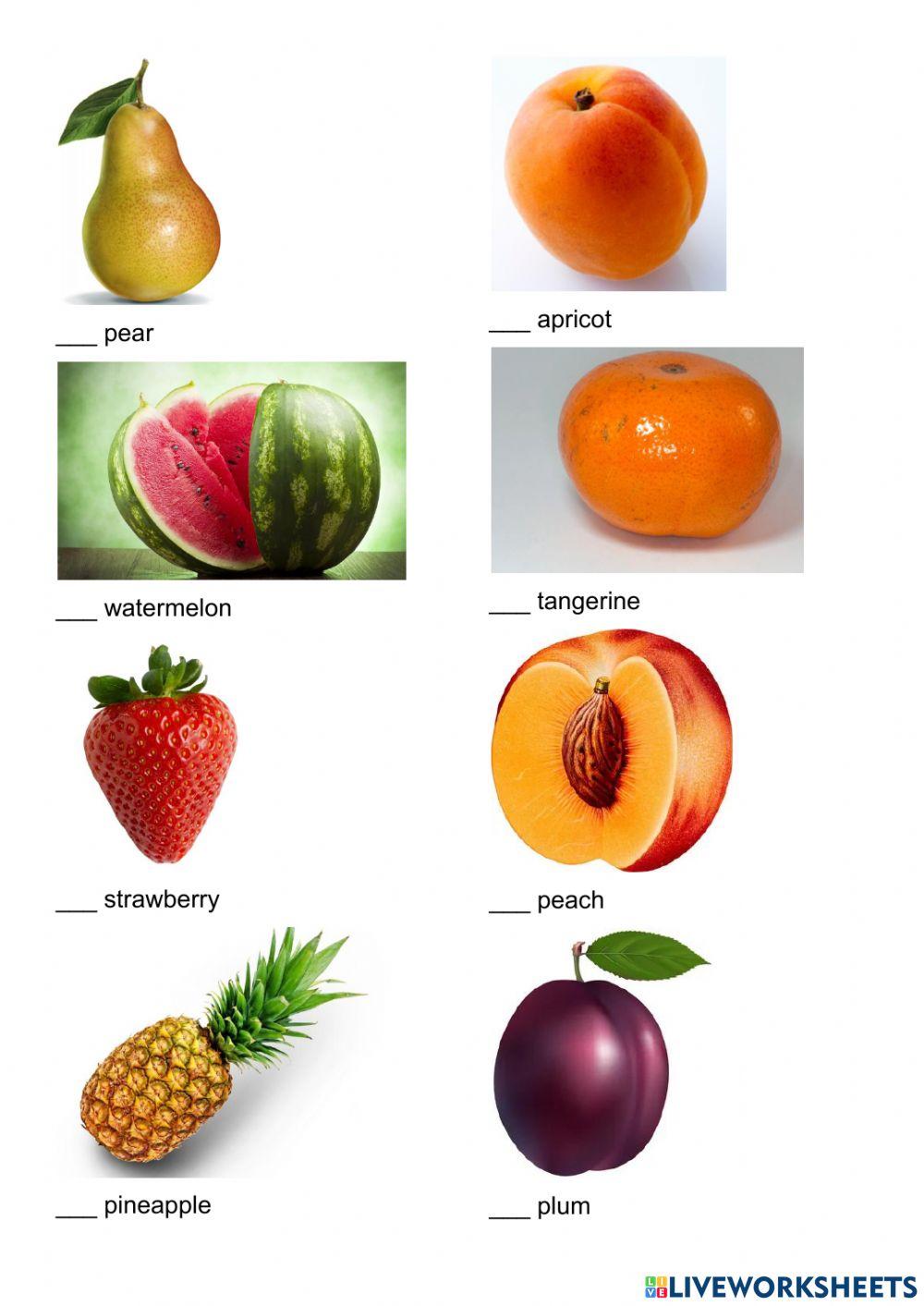 Article a-an & fruits