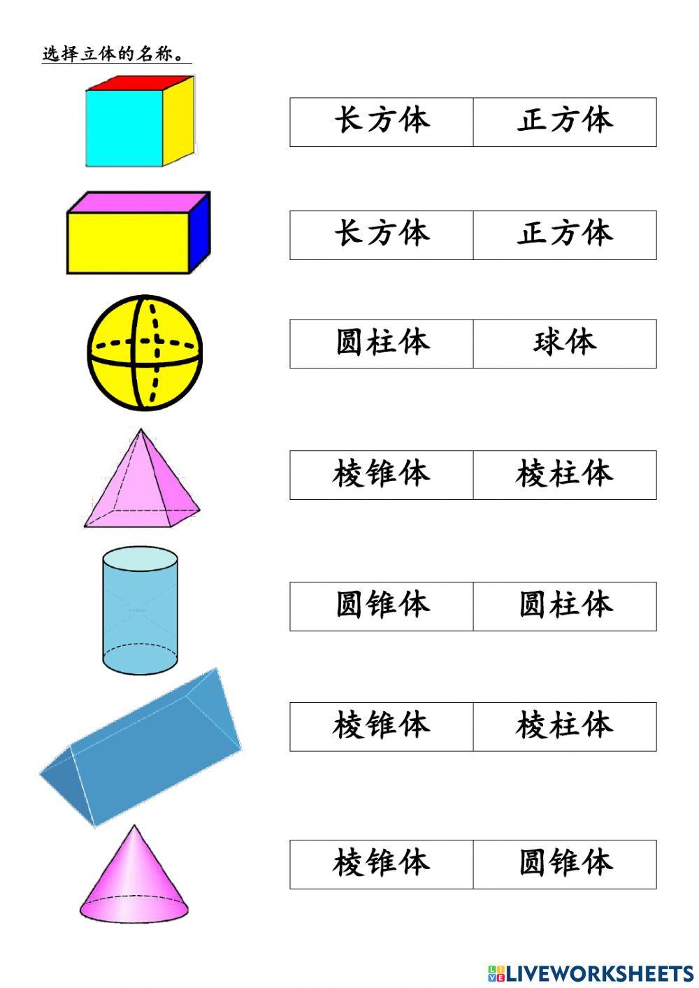 基本立体 基本立体