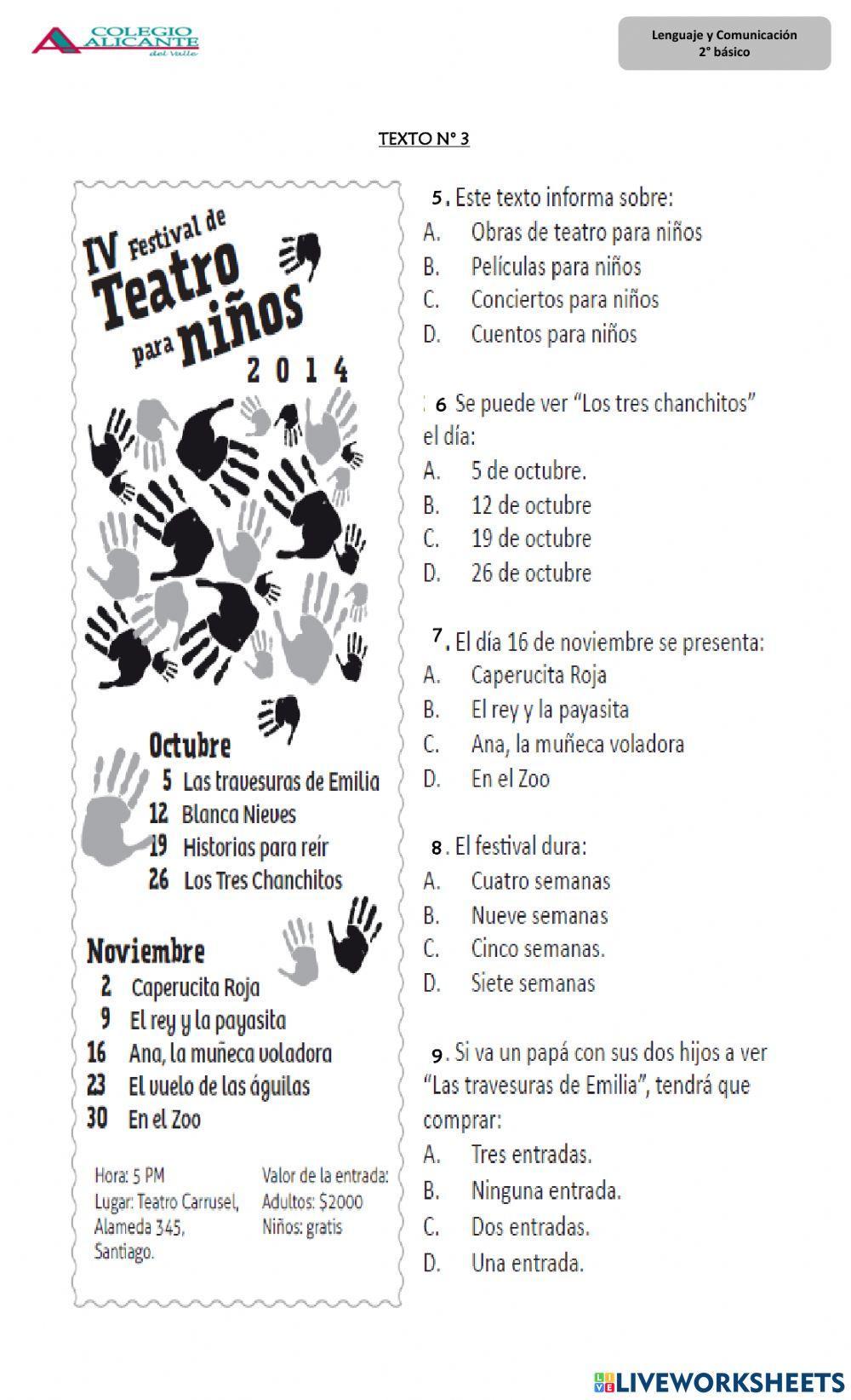 Guía comprensión lectora