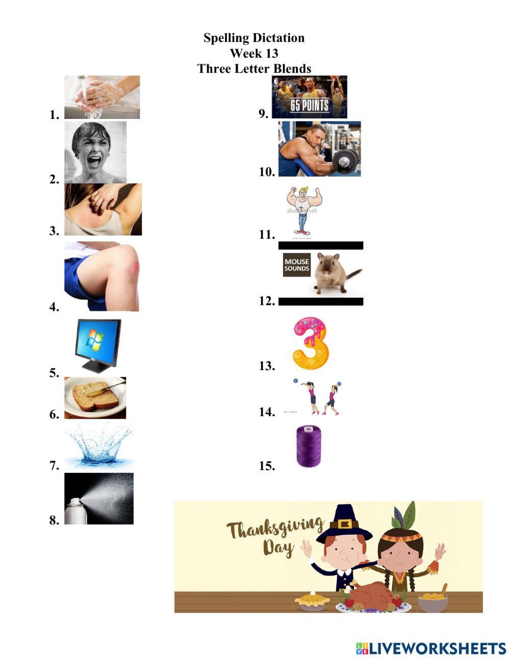 Spelling Dictation