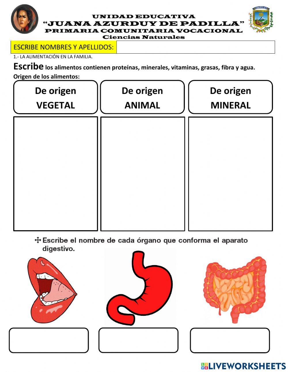 Evaluación de Ciencias Naturales
