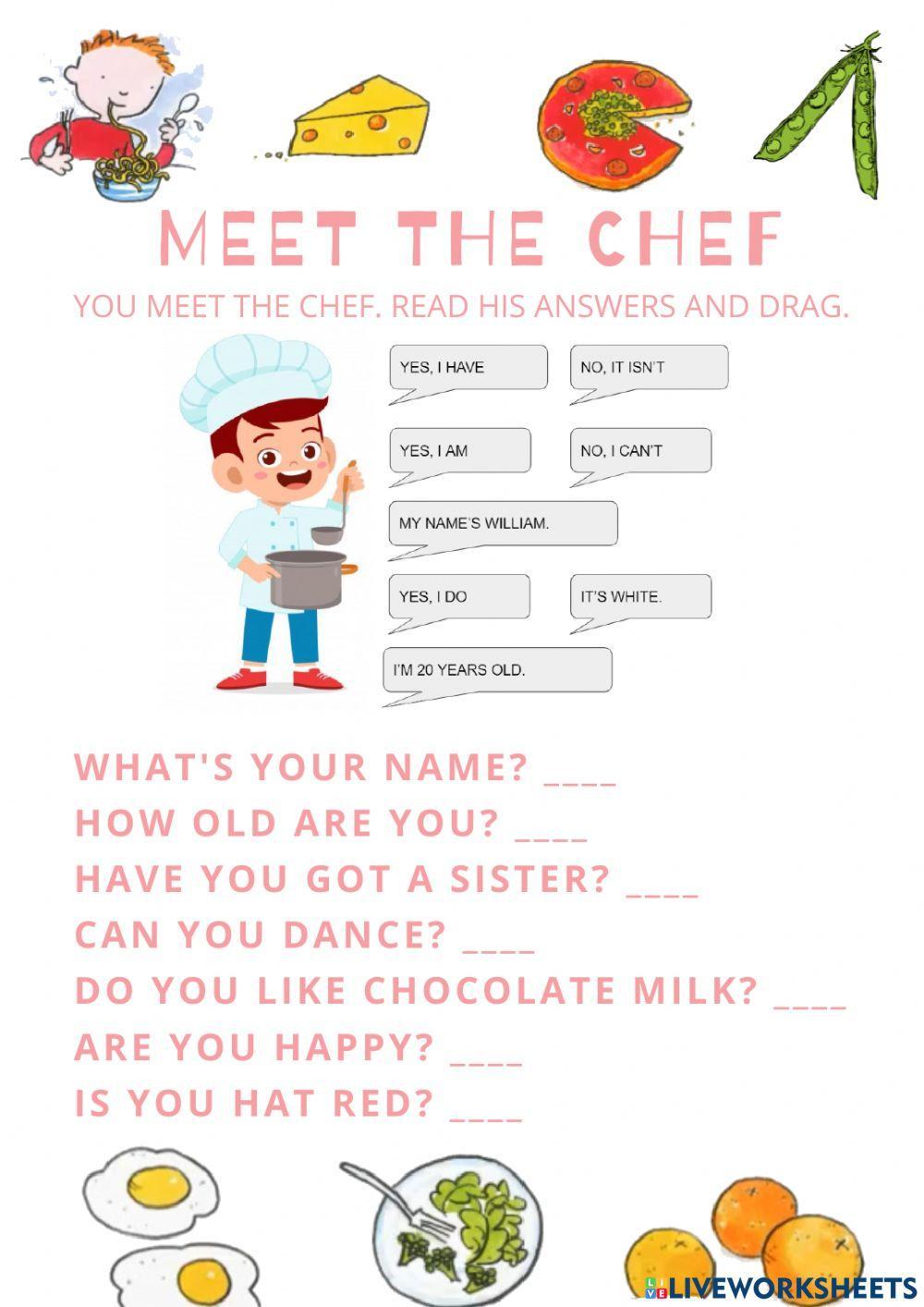 What i like - poem and activities