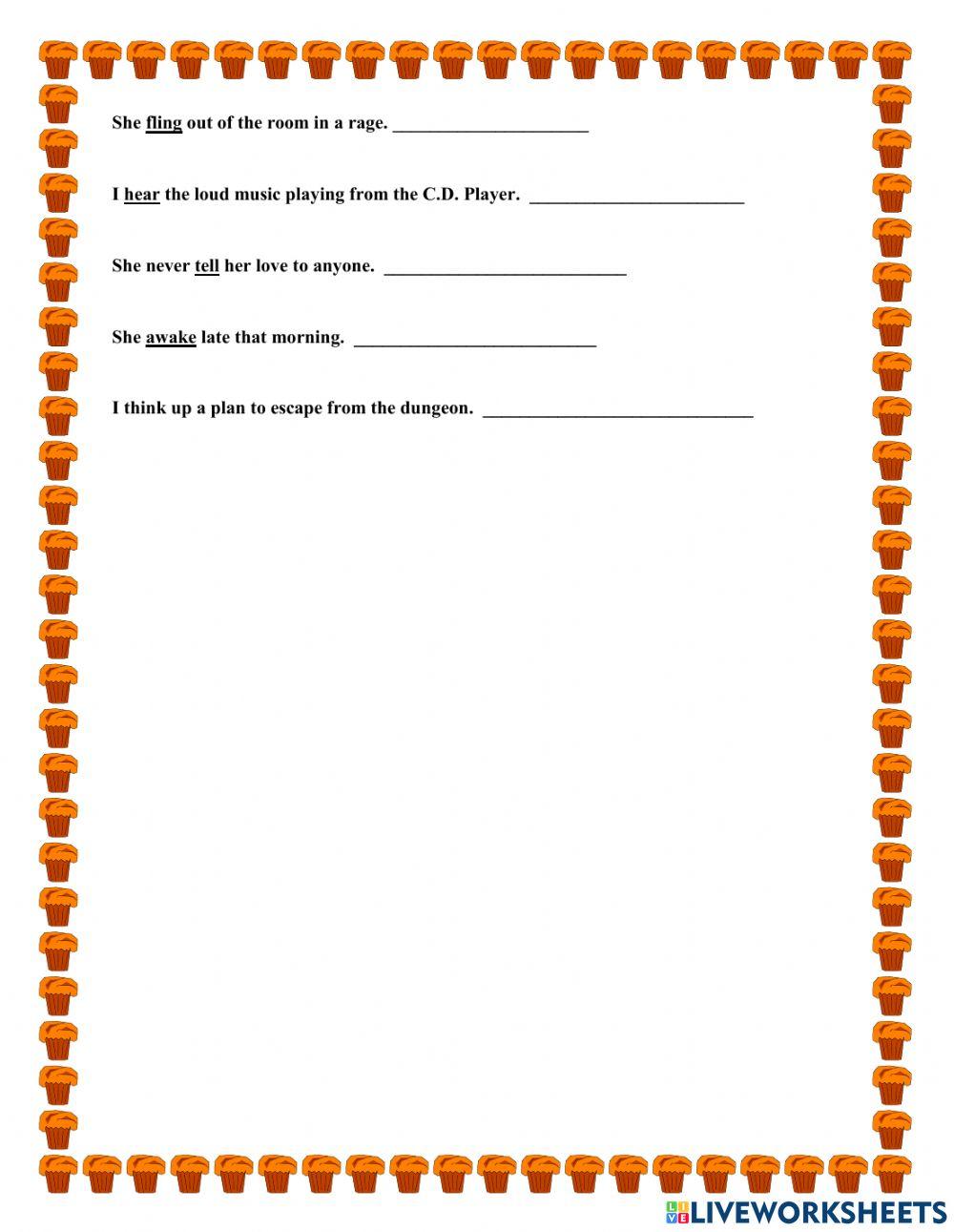 Irregular Past Tense Verbs