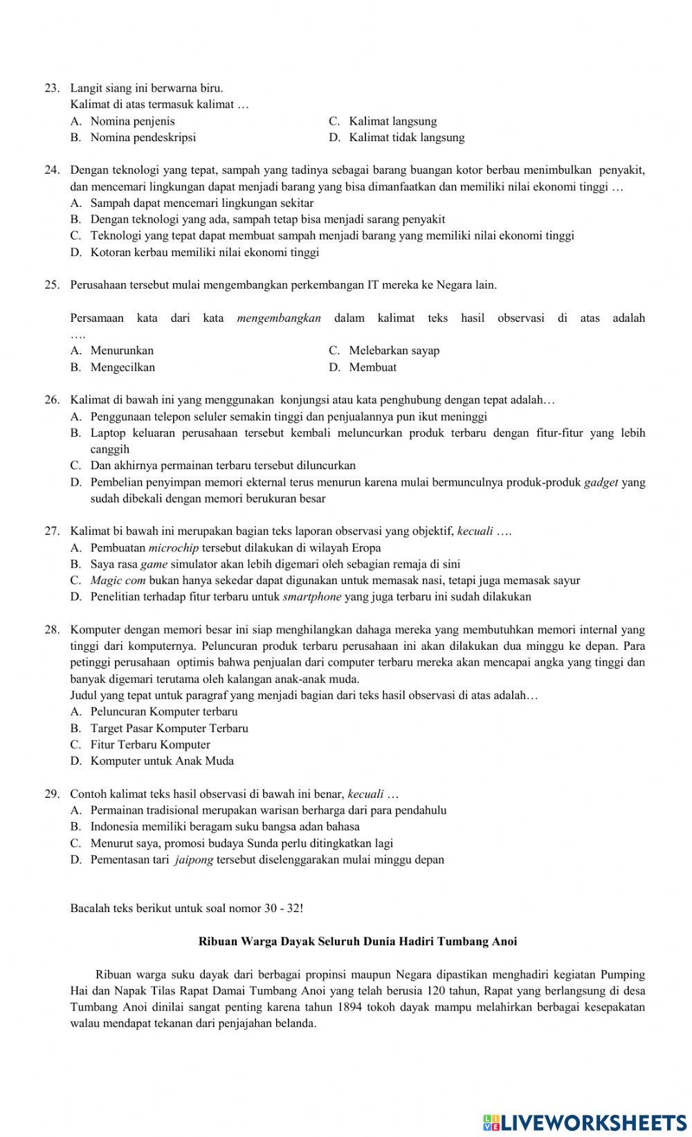 PAS BAHASA INDONESIA PB