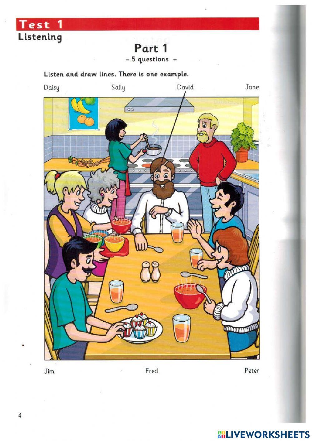 Movers - Listening Test 1