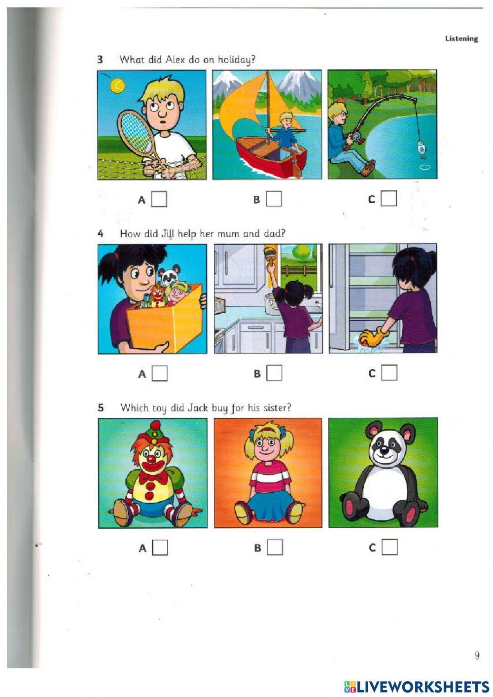 Movers - Listening Test 1