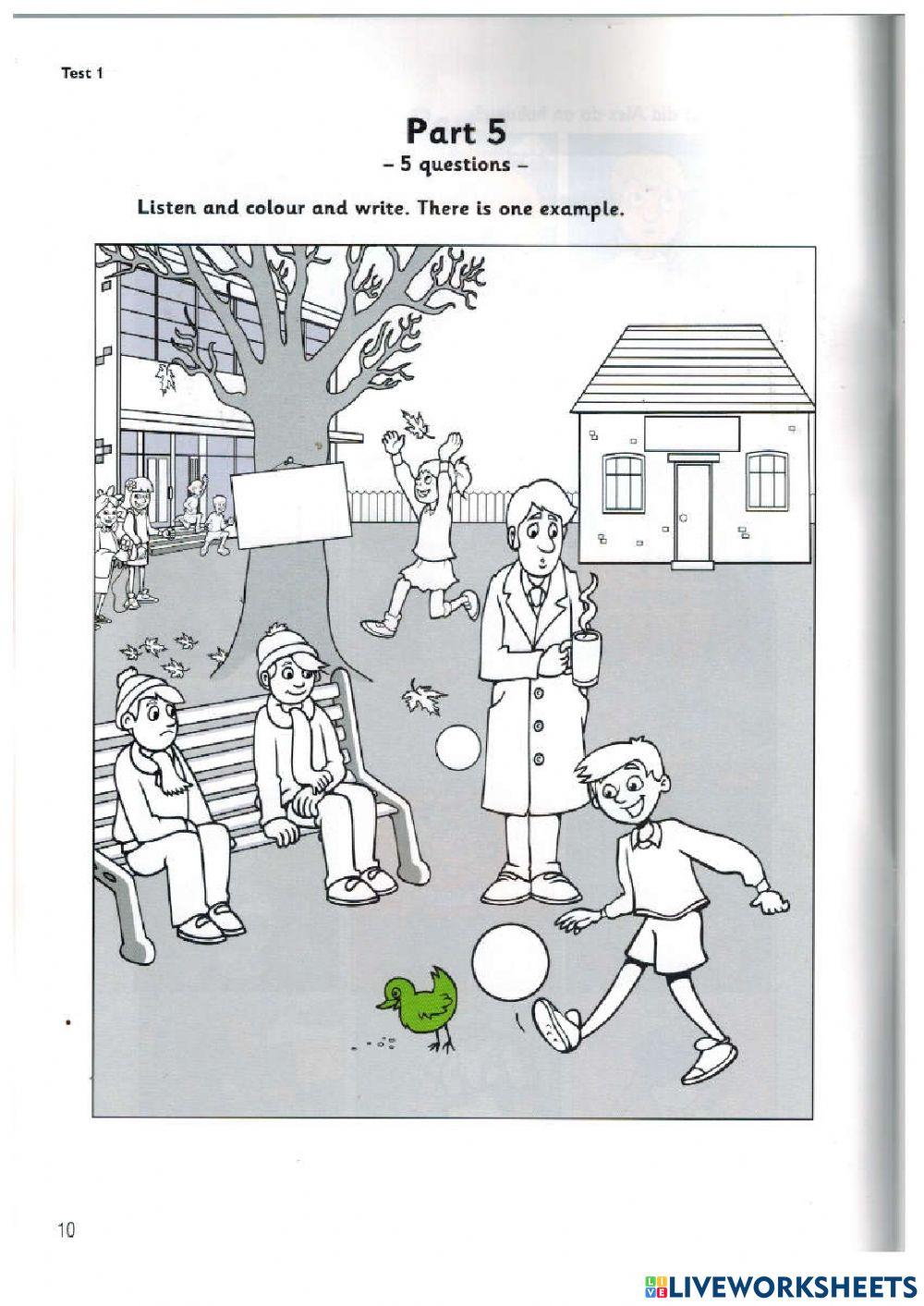 Movers - Listening Test 1