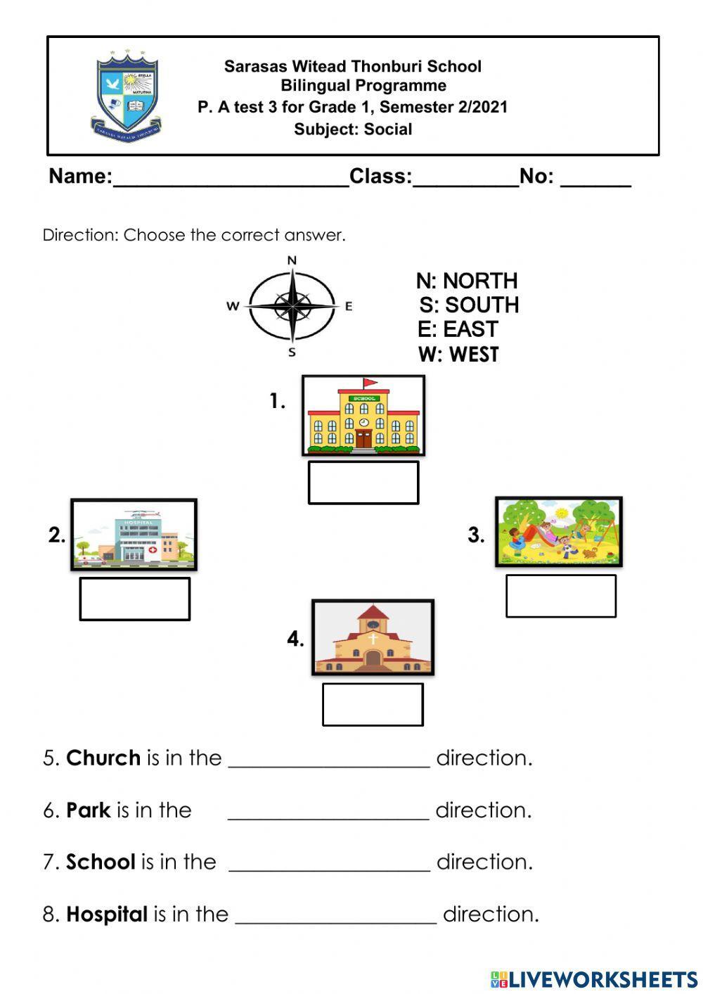 Cardinal directions