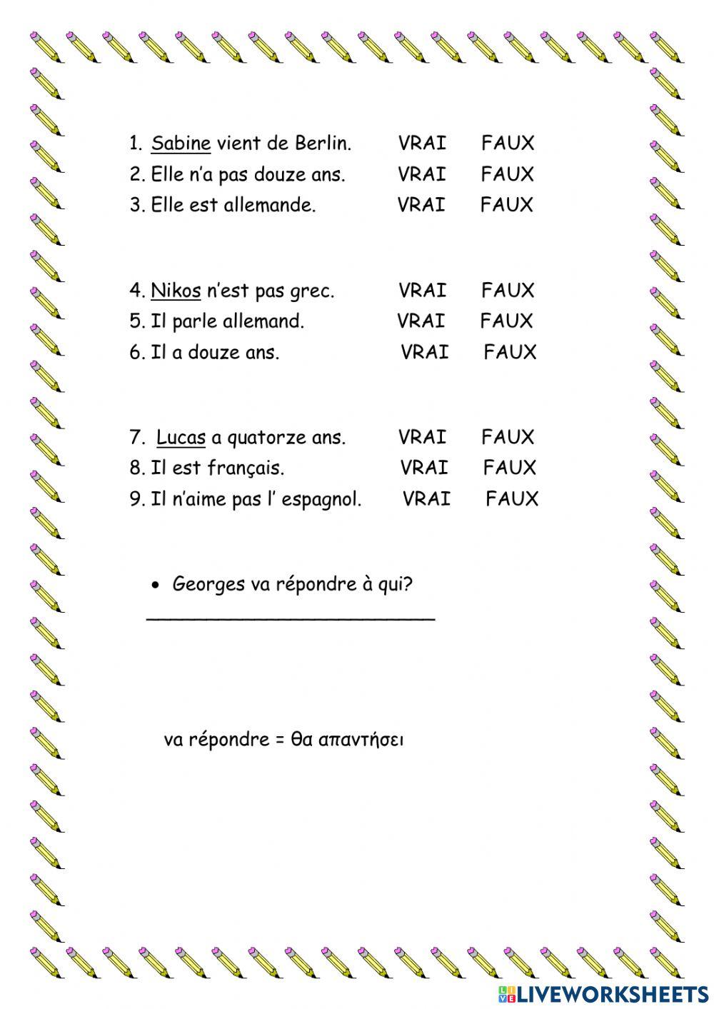 Compréhension Écrite