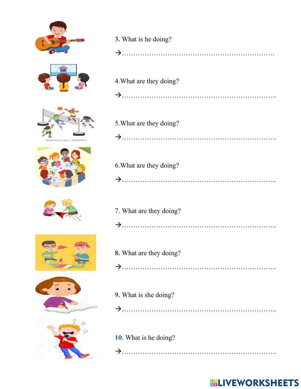 Unit 9 What are they doing?