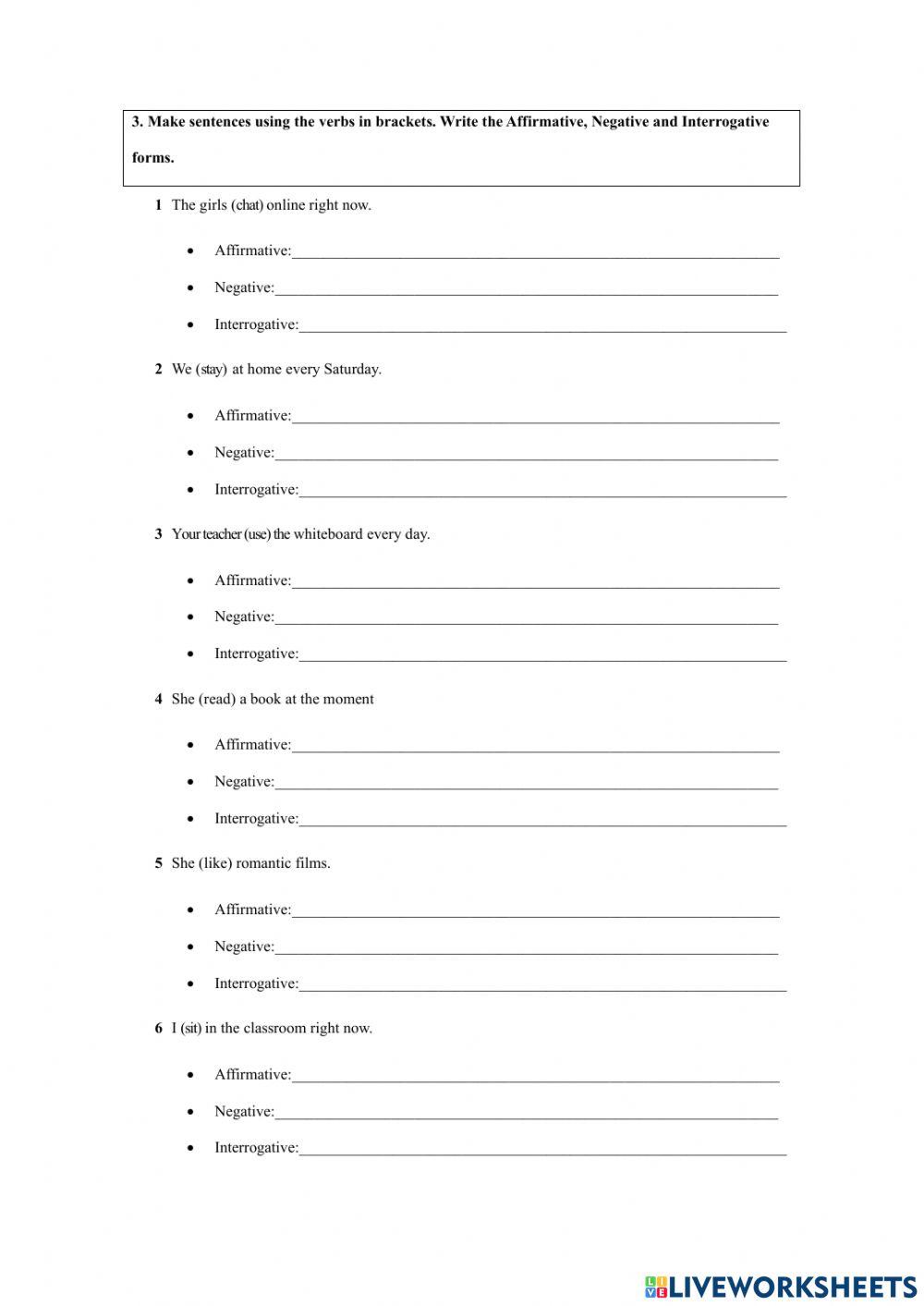 Exam 2 ESO Present and past