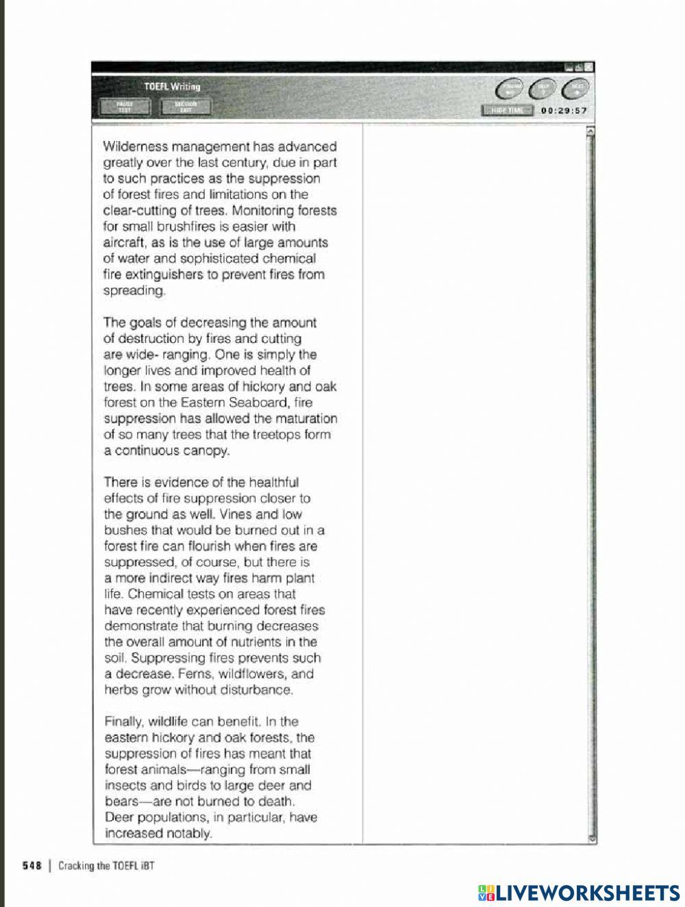 Writing mixed exercise