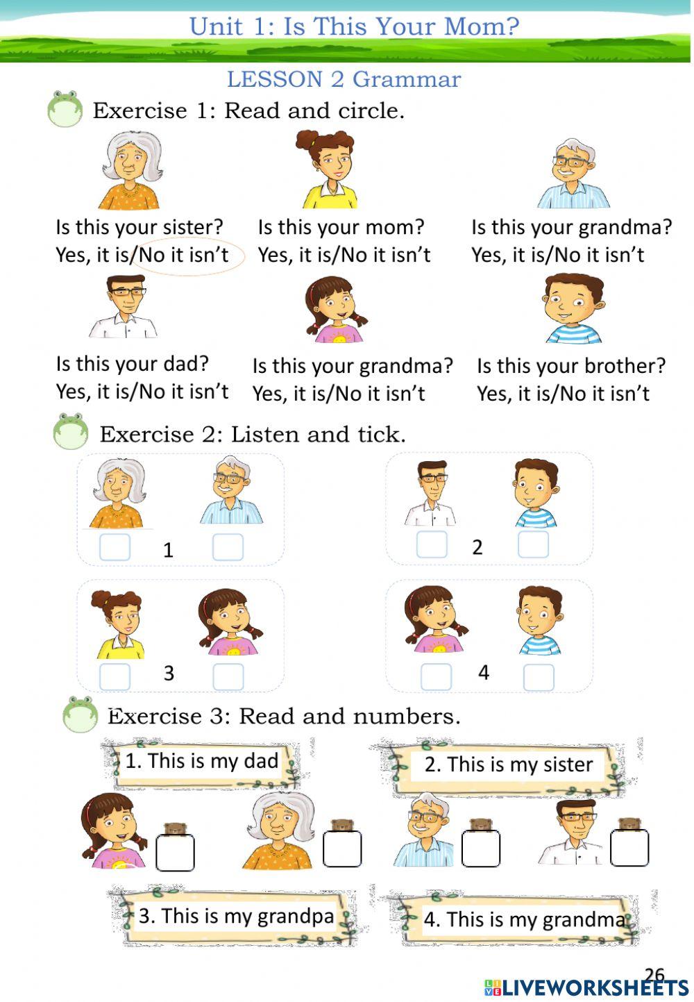 FF2 - Unit 1 - Lesson 2