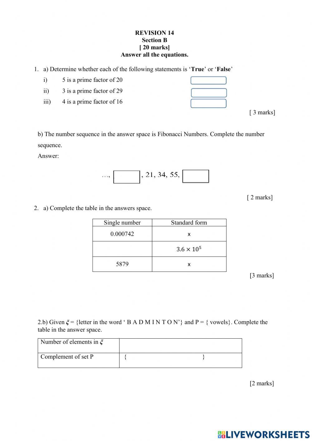 Revision 14 section BC form 3