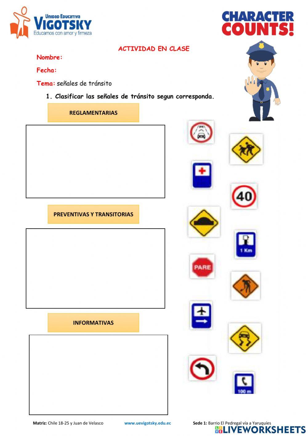 Señales de tránsito