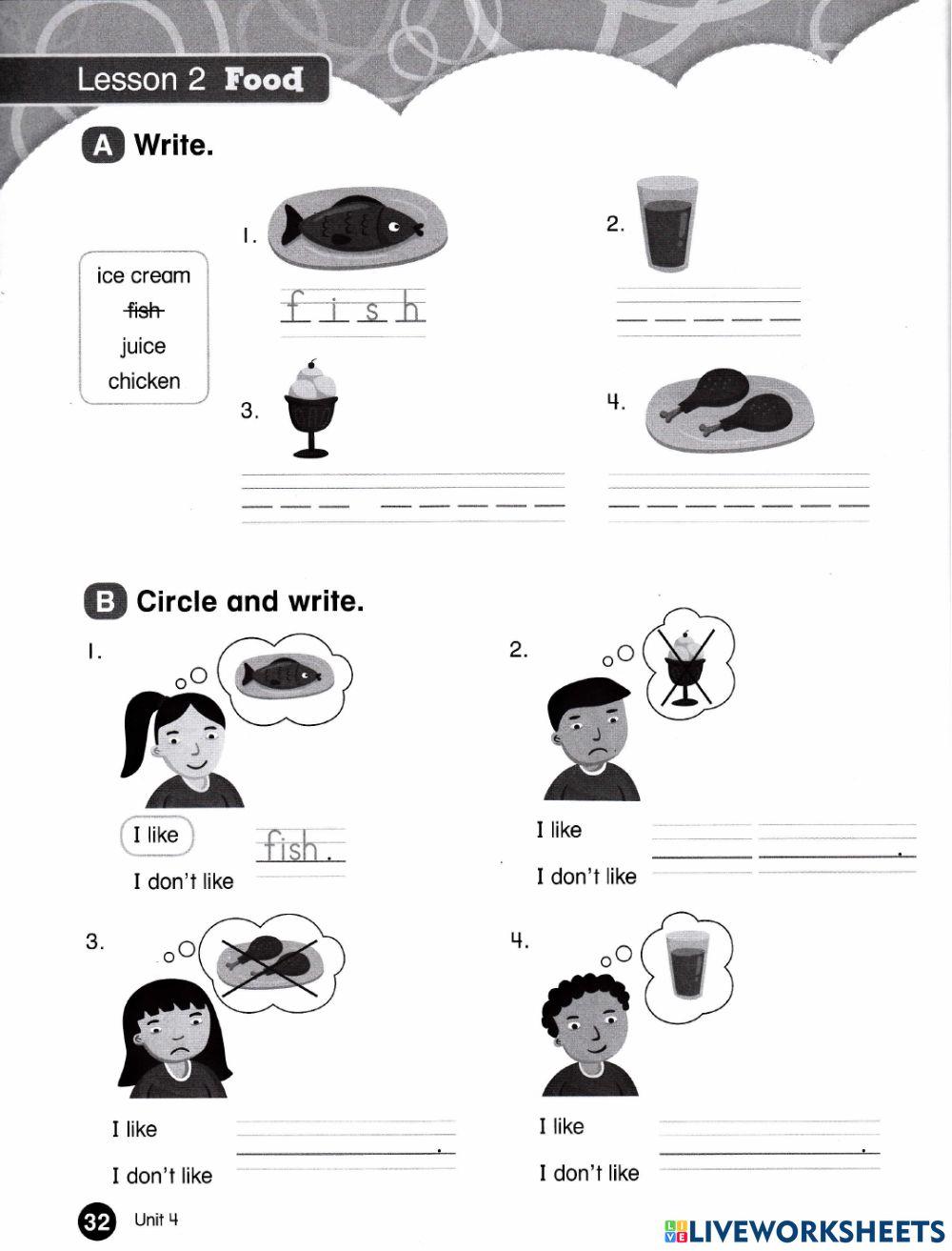 Everybody up 1 unit 4 lesson 2 online exercise for | Live Worksheets