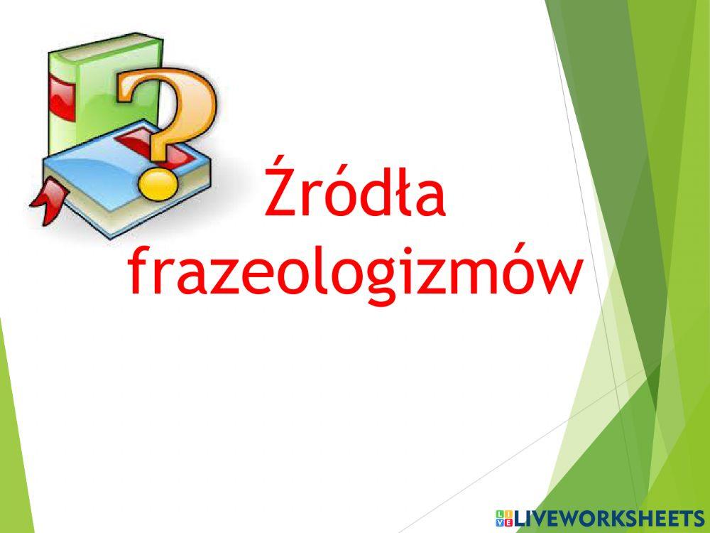Biblizmy, czyli związki frazeologiczne  z Biblii
