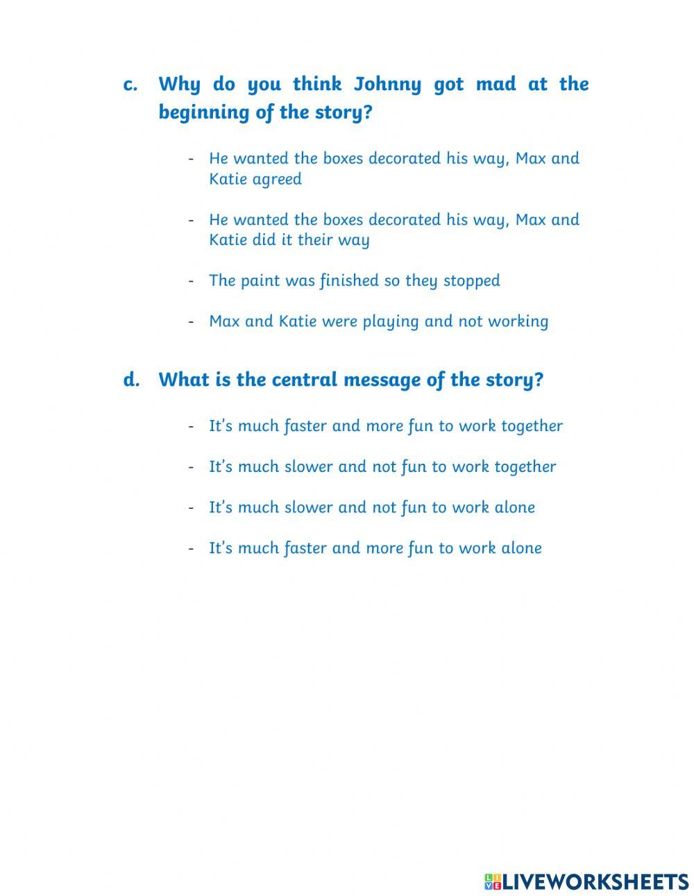 GROUP B - Comprehension Version2