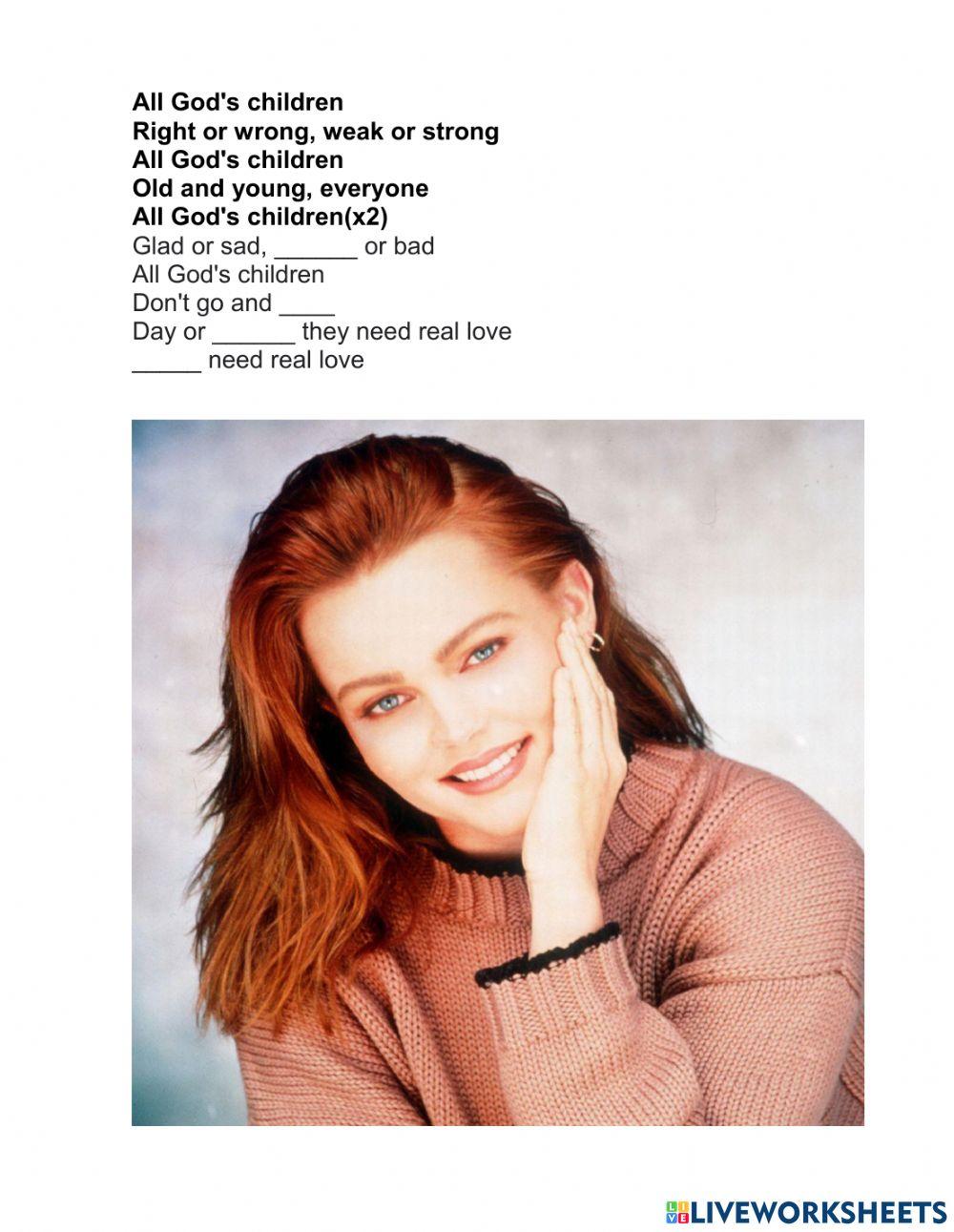 All God's children by Belinda Carlisle