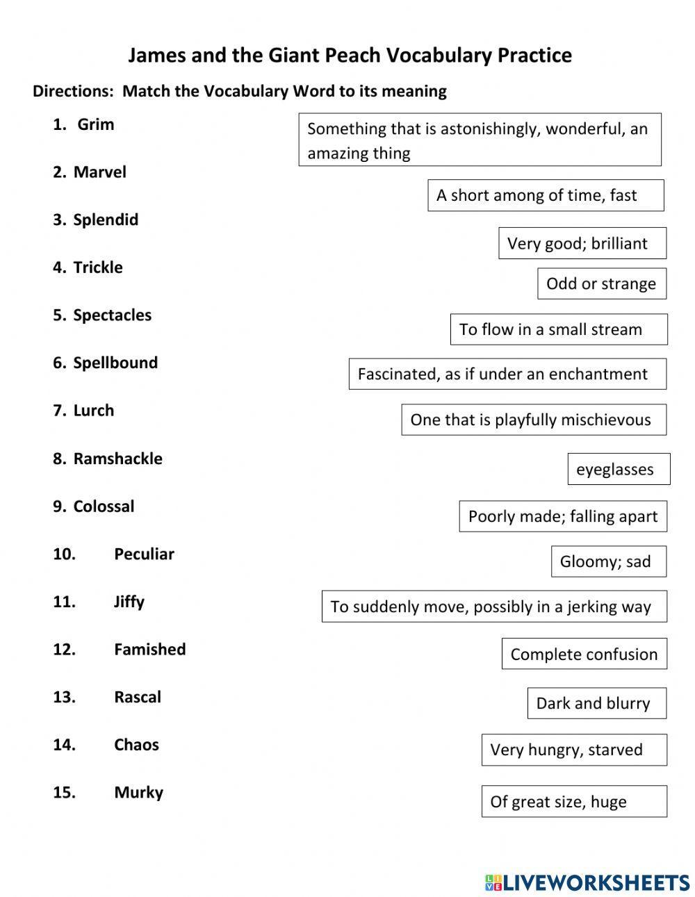 james-and-the-giant-peach-vocabulary-worksheet-live-worksheets