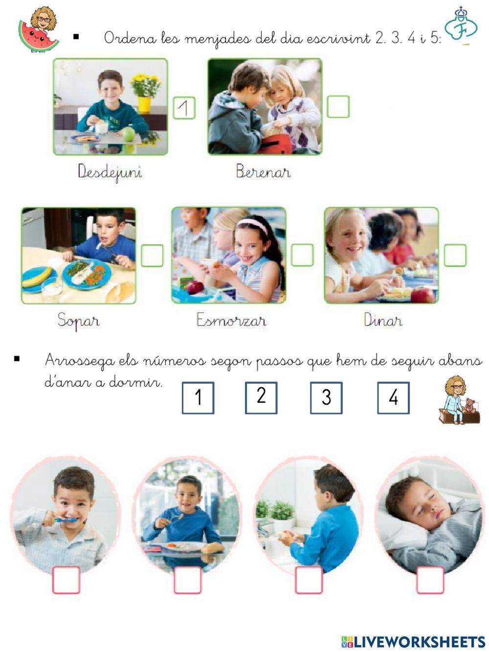 Repás de la unitat 2: Visca la vida saludable