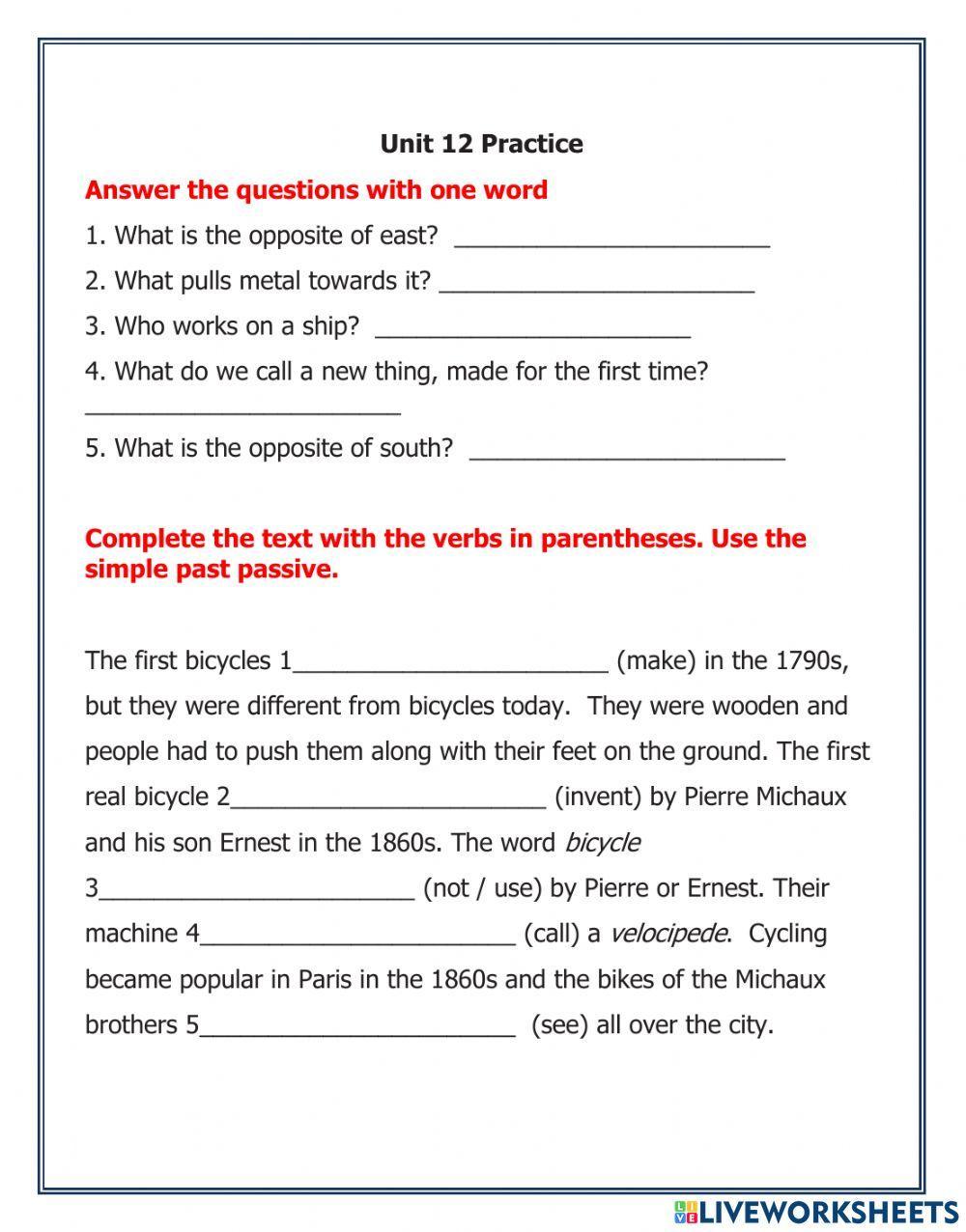 Discoveries and Inventions