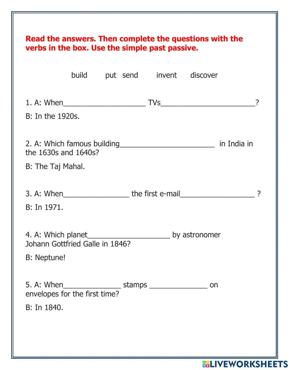 Discoveries and Inventions